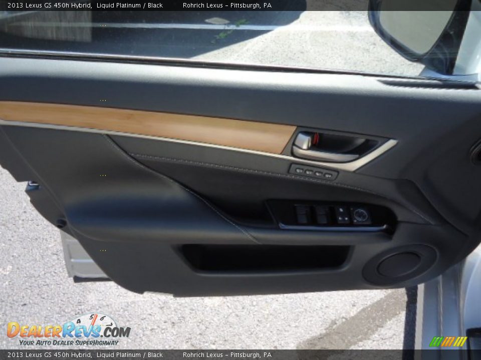 2013 Lexus GS 450h Hybrid Liquid Platinum / Black Photo #14
