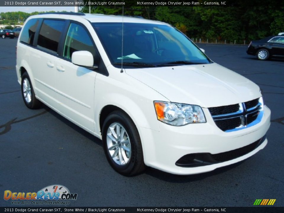 2013 Dodge Grand Caravan SXT Stone White / Black/Light Graystone Photo #1