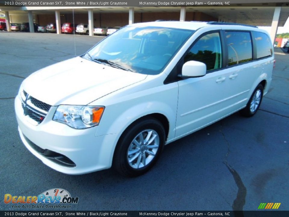 2013 Dodge Grand Caravan SXT Stone White / Black/Light Graystone Photo #2