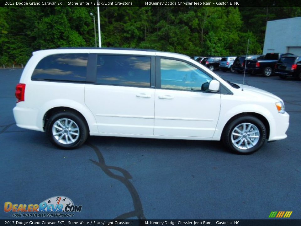 2013 Dodge Grand Caravan SXT Stone White / Black/Light Graystone Photo #4