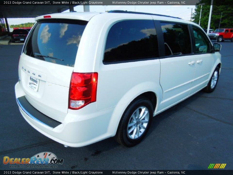 2013 Dodge Grand Caravan SXT Stone White / Black/Light Graystone Photo #6