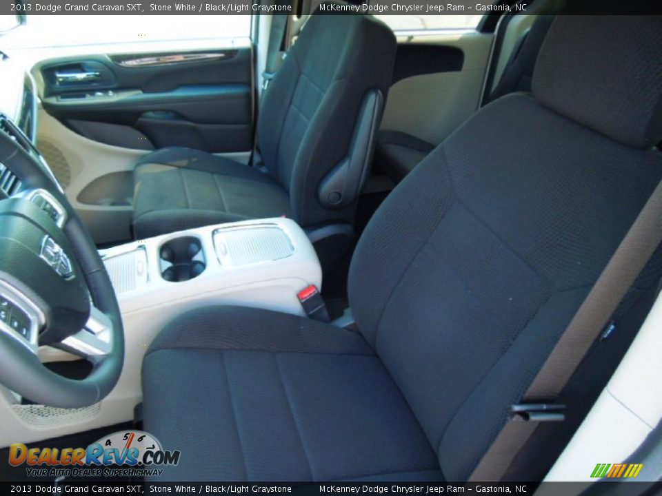 2013 Dodge Grand Caravan SXT Stone White / Black/Light Graystone Photo #9