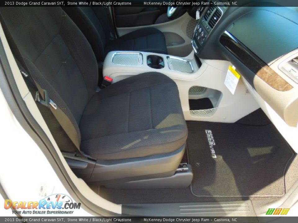 2013 Dodge Grand Caravan SXT Stone White / Black/Light Graystone Photo #21