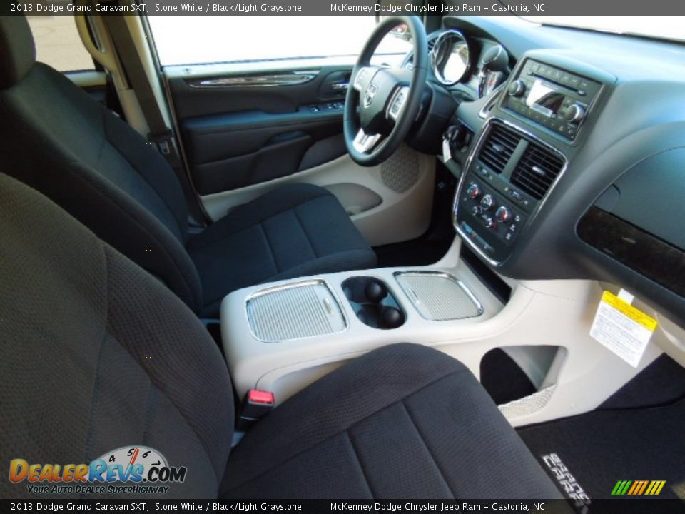 2013 Dodge Grand Caravan SXT Stone White / Black/Light Graystone Photo #22
