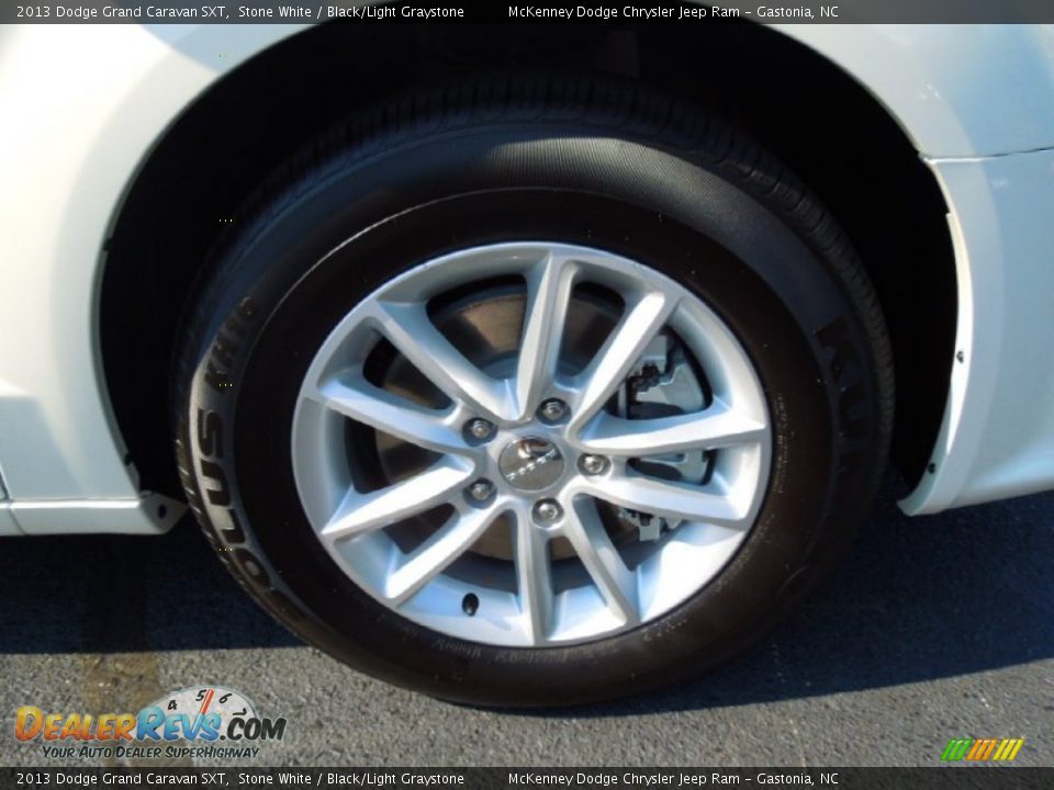 2013 Dodge Grand Caravan SXT Stone White / Black/Light Graystone Photo #24
