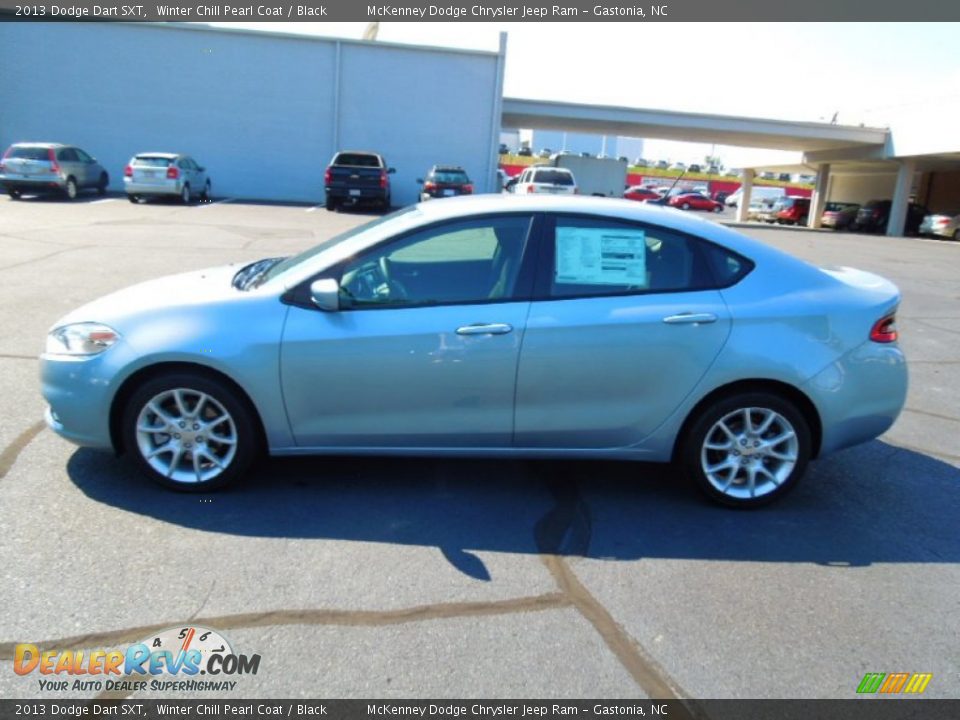 2013 Dodge Dart SXT Winter Chill Pearl Coat / Black Photo #3