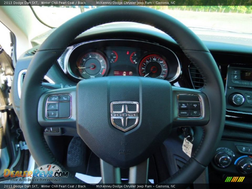 2013 Dodge Dart SXT Steering Wheel Photo #13