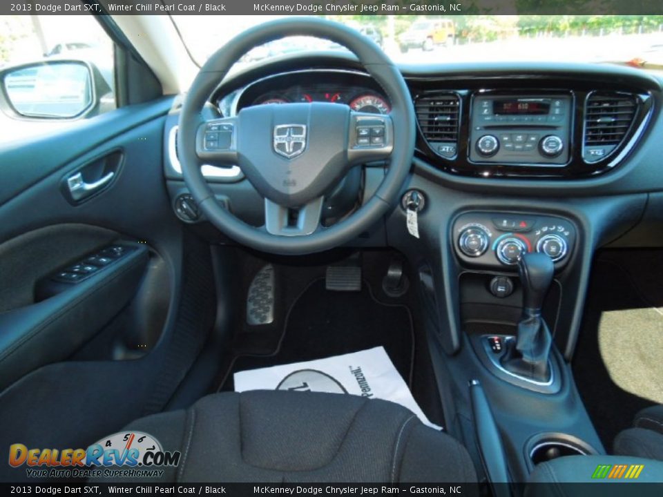 2013 Dodge Dart SXT Winter Chill Pearl Coat / Black Photo #16