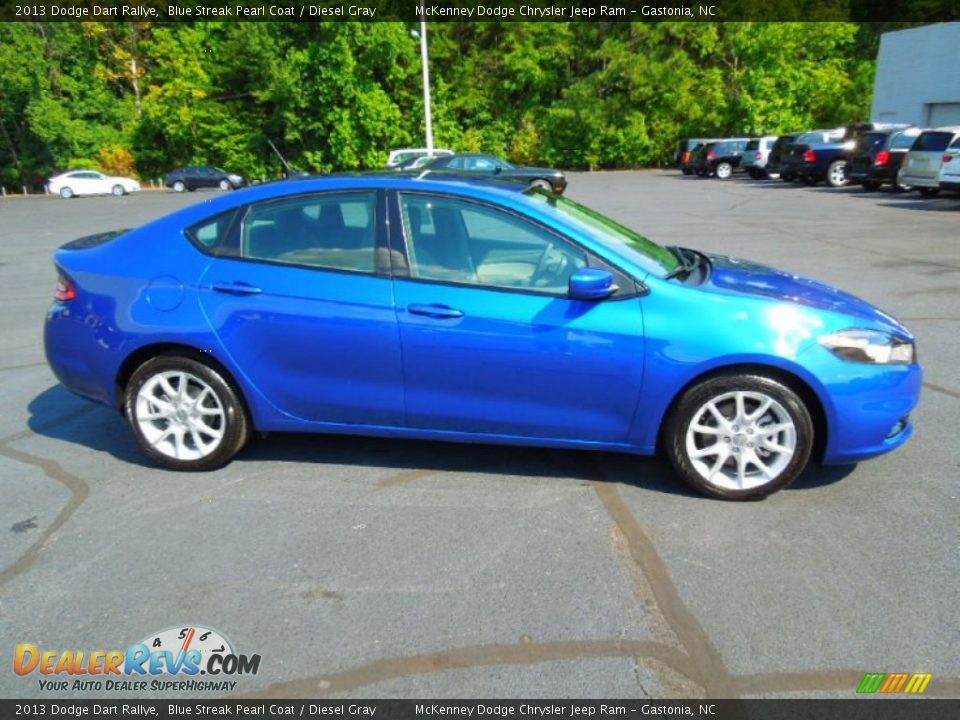 Blue Streak Pearl Coat 2013 Dodge Dart Rallye Photo #4