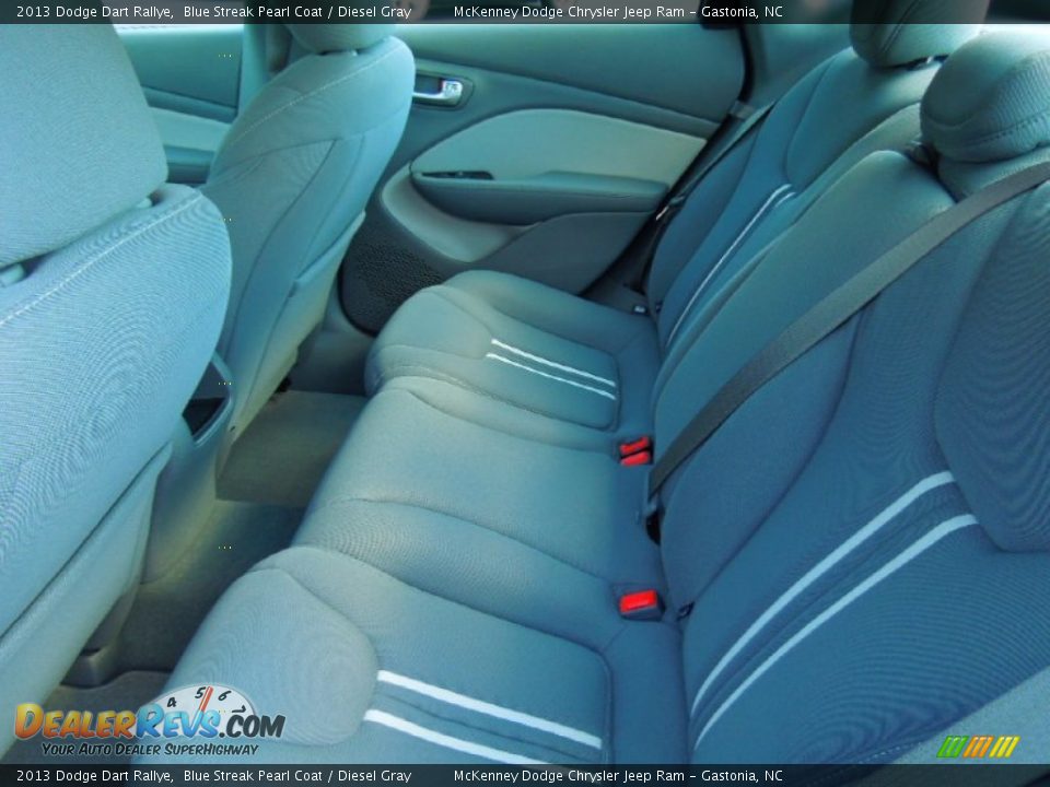 Rear Seat of 2013 Dodge Dart Rallye Photo #15