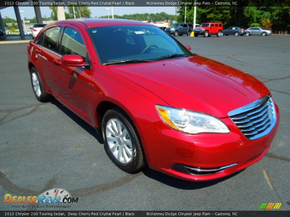 2013 Chrysler 200 Touring Sedan Deep Cherry Red Crystal Pearl / Black Photo #1