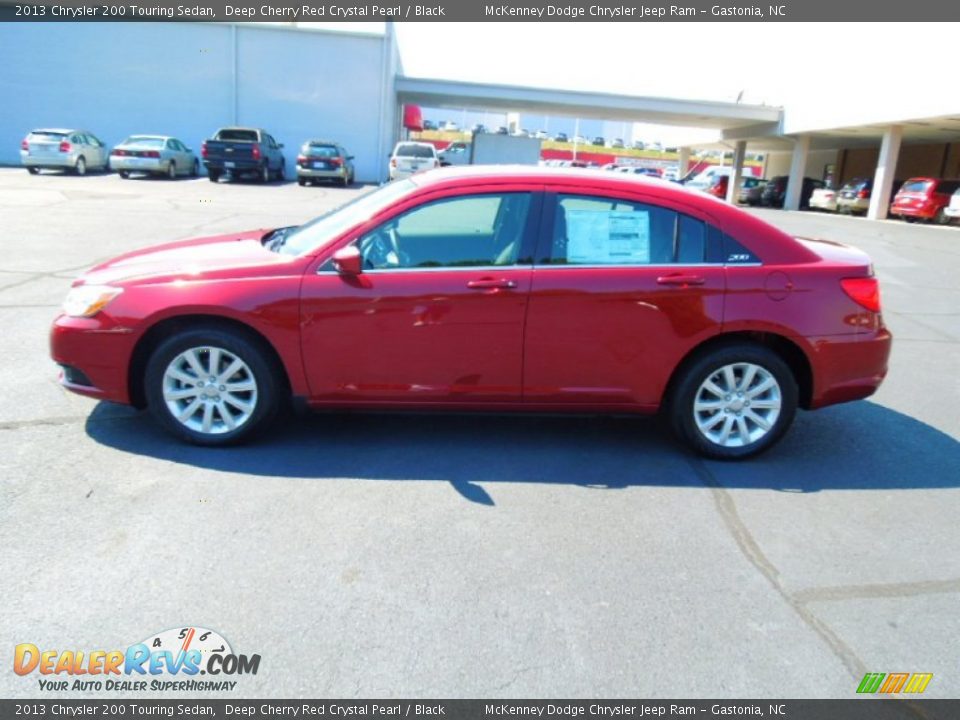 2013 Chrysler 200 Touring Sedan Deep Cherry Red Crystal Pearl / Black Photo #3