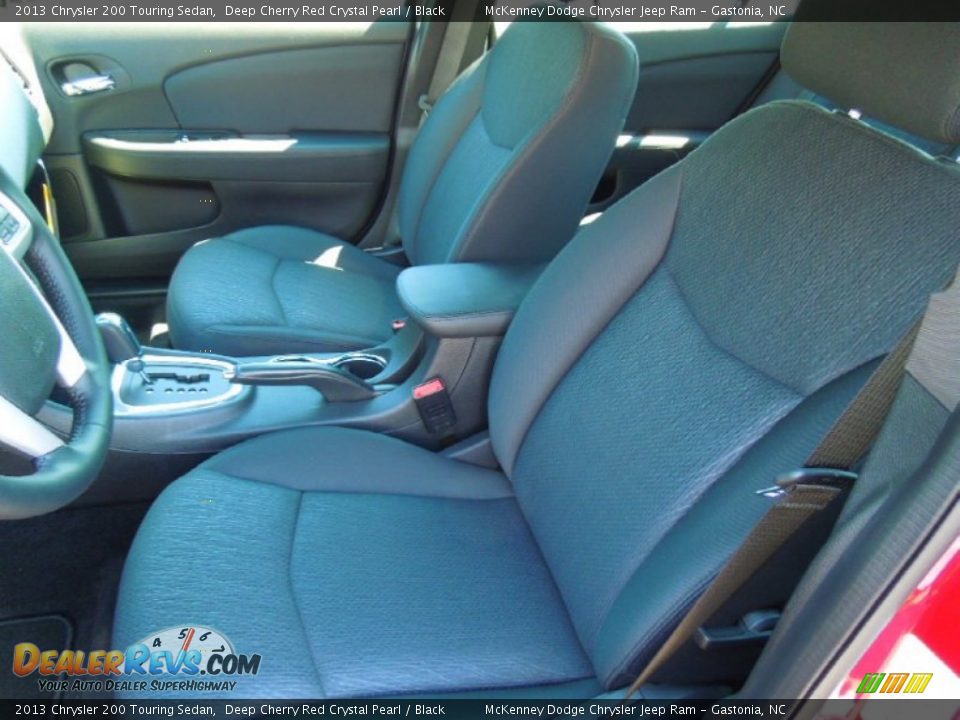 2013 Chrysler 200 Touring Sedan Deep Cherry Red Crystal Pearl / Black Photo #9