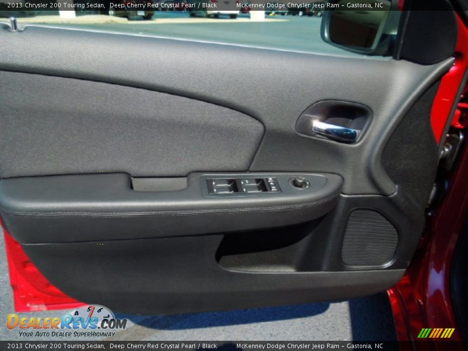 2013 Chrysler 200 Touring Sedan Deep Cherry Red Crystal Pearl / Black Photo #10