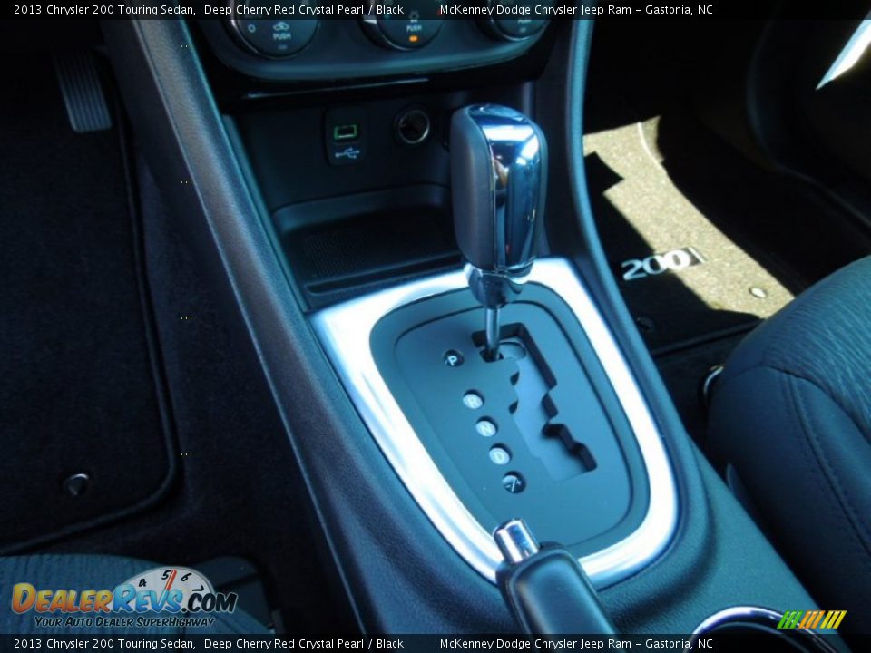 2013 Chrysler 200 Touring Sedan Deep Cherry Red Crystal Pearl / Black Photo #11