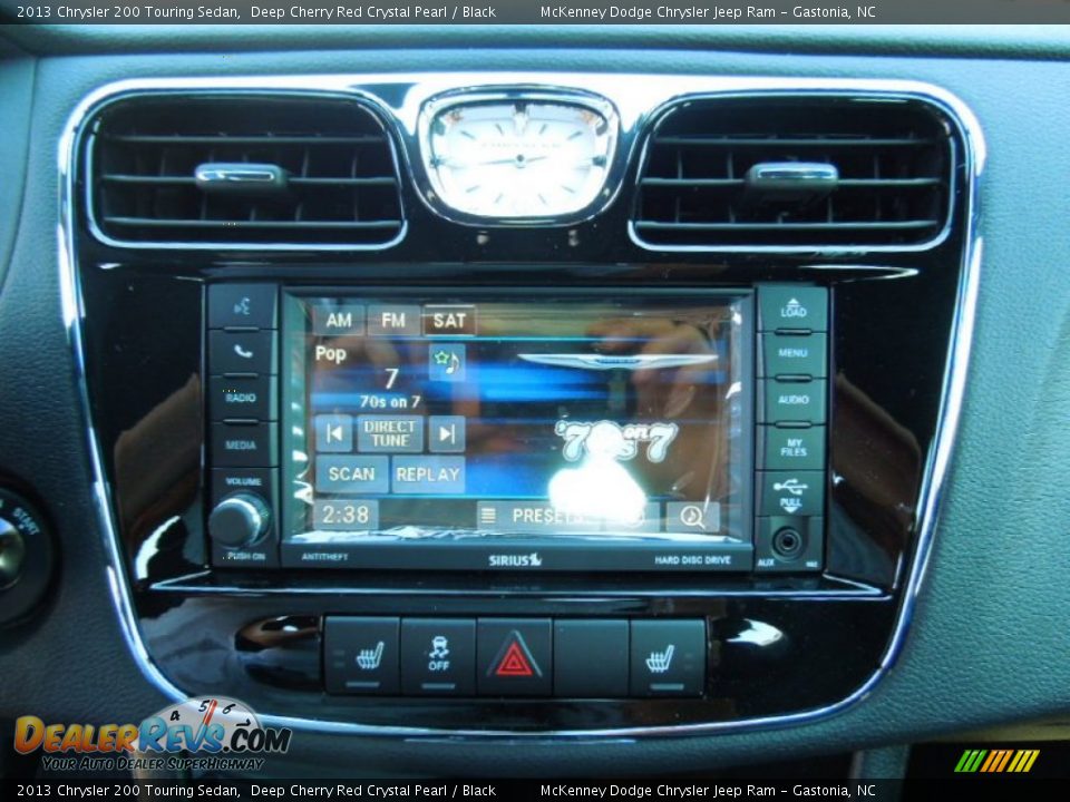 2013 Chrysler 200 Touring Sedan Deep Cherry Red Crystal Pearl / Black Photo #13