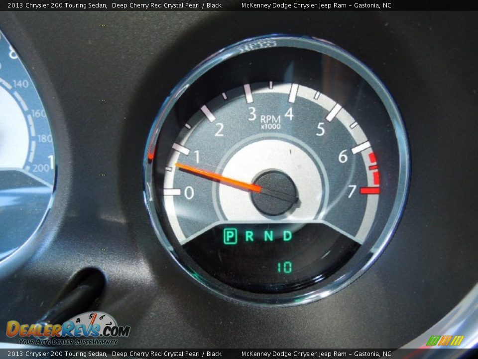 2013 Chrysler 200 Touring Sedan Deep Cherry Red Crystal Pearl / Black Photo #15