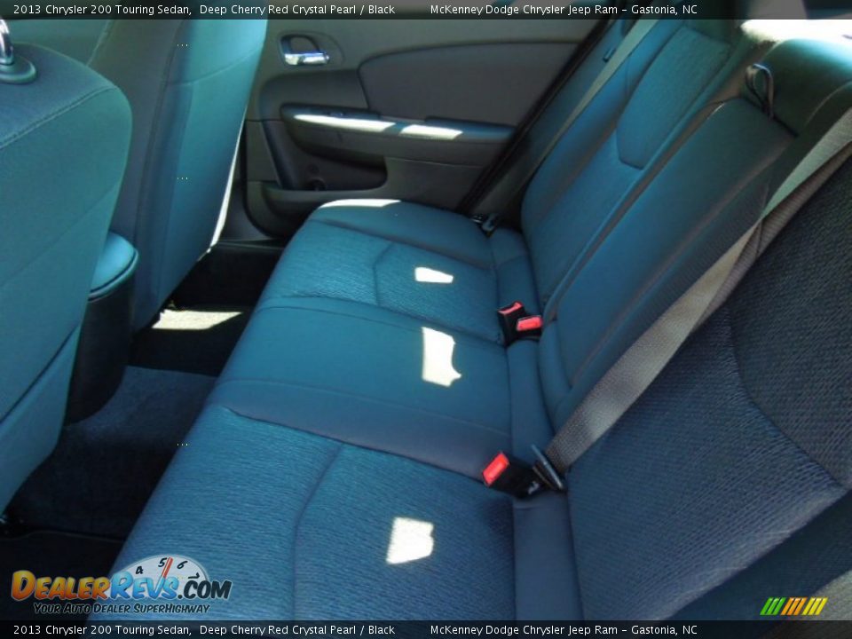 2013 Chrysler 200 Touring Sedan Deep Cherry Red Crystal Pearl / Black Photo #16