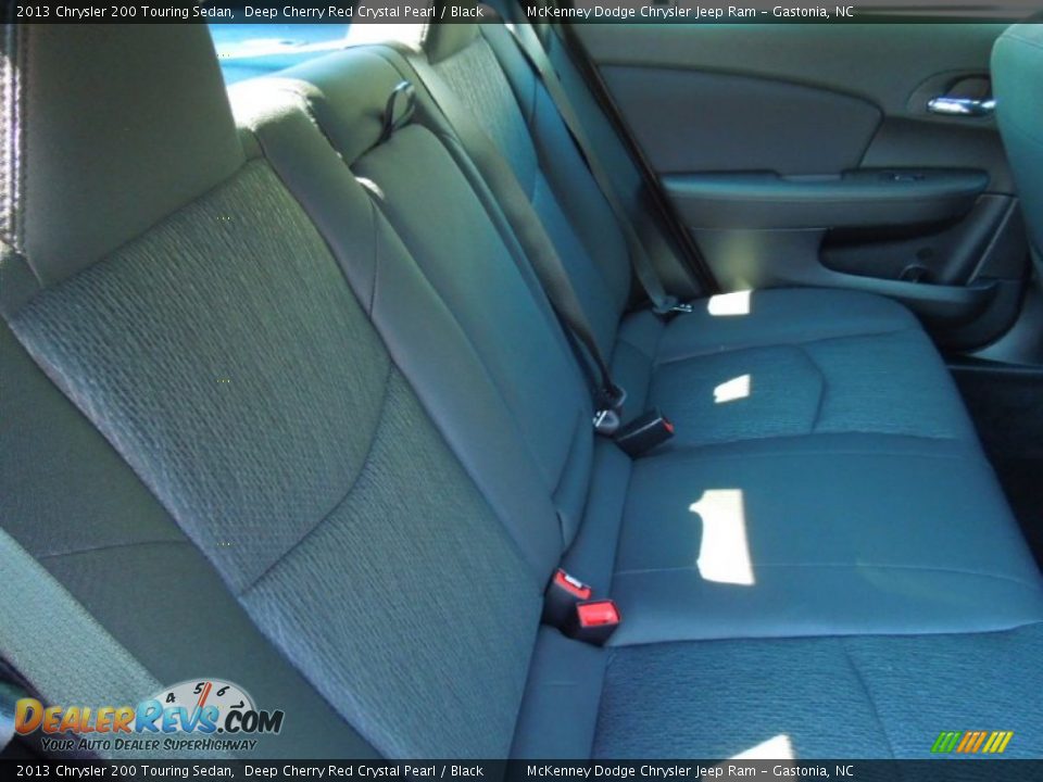 2013 Chrysler 200 Touring Sedan Deep Cherry Red Crystal Pearl / Black Photo #20