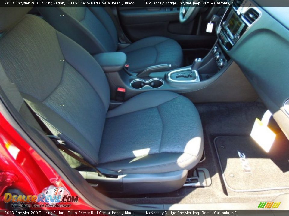 2013 Chrysler 200 Touring Sedan Deep Cherry Red Crystal Pearl / Black Photo #21