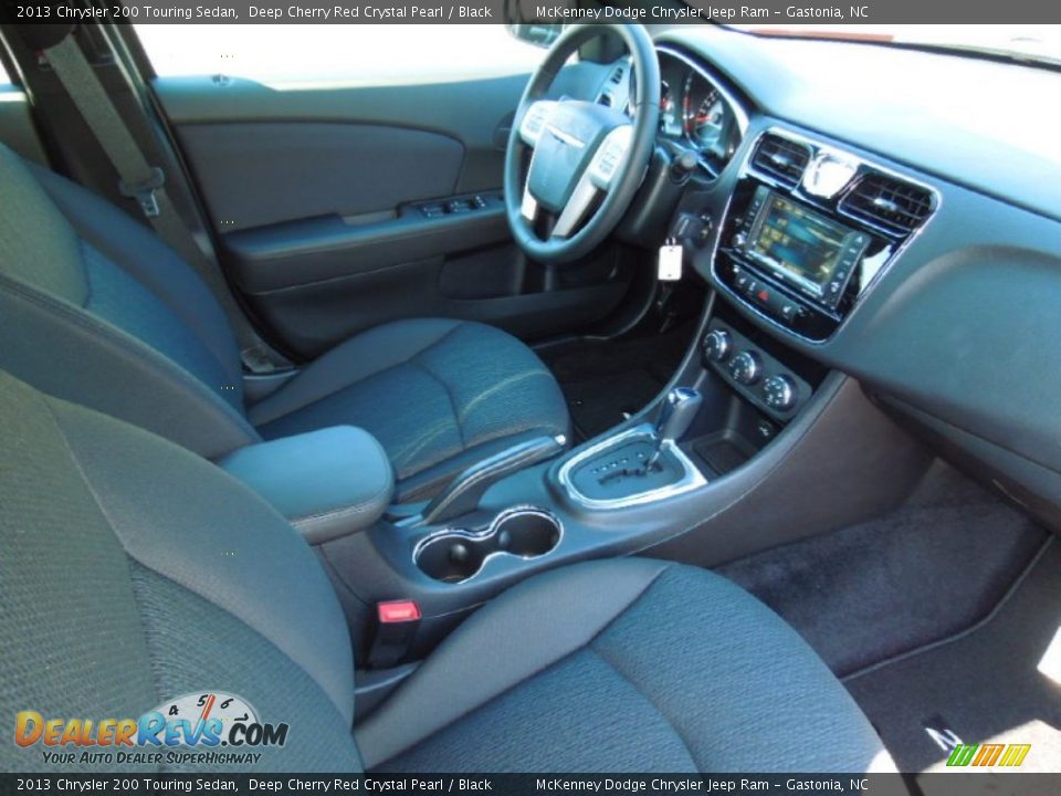 2013 Chrysler 200 Touring Sedan Deep Cherry Red Crystal Pearl / Black Photo #22