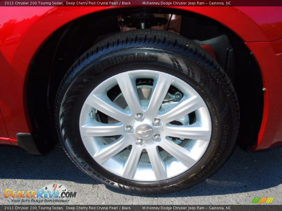 2013 Chrysler 200 Touring Sedan Deep Cherry Red Crystal Pearl / Black Photo #24