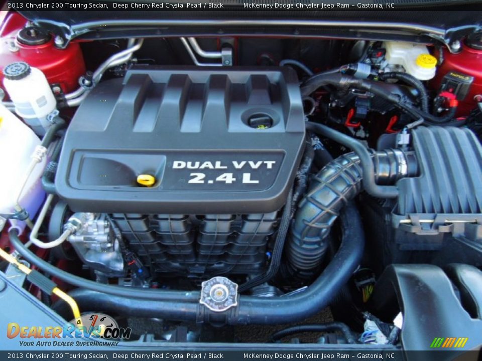 2013 Chrysler 200 Touring Sedan Deep Cherry Red Crystal Pearl / Black Photo #25