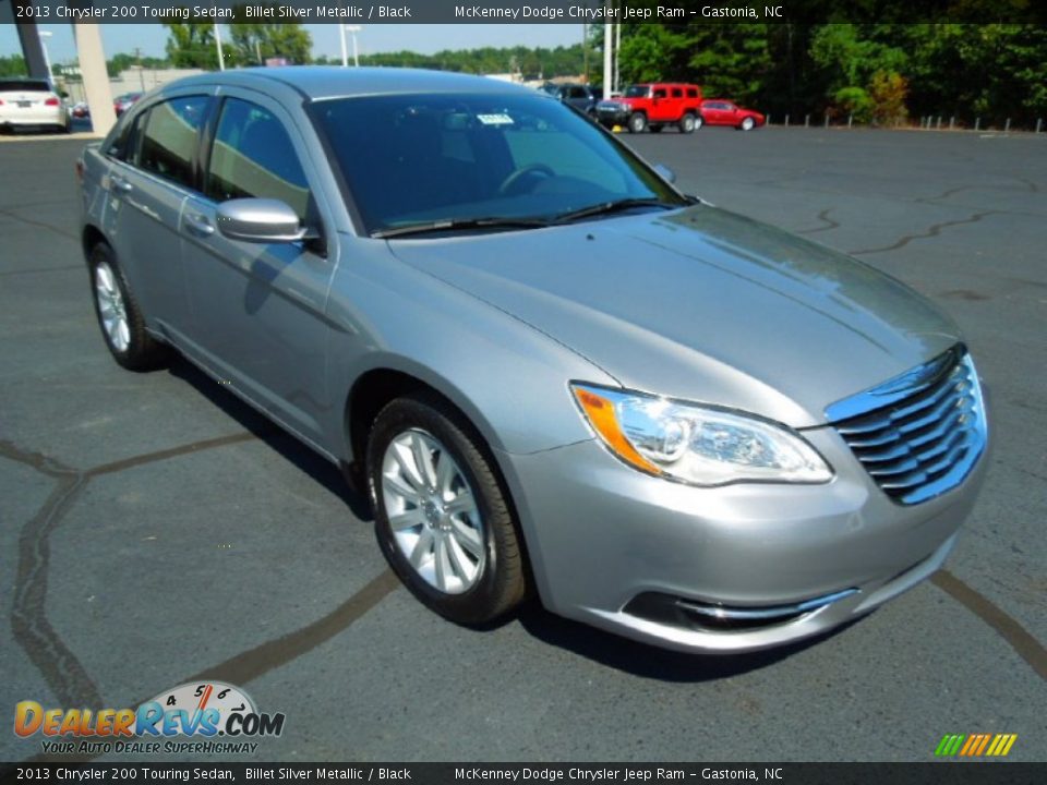 2013 Chrysler 200 Touring Sedan Billet Silver Metallic / Black Photo #1