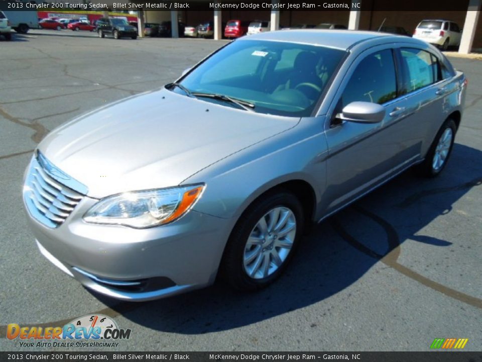 2013 Chrysler 200 Touring Sedan Billet Silver Metallic / Black Photo #2