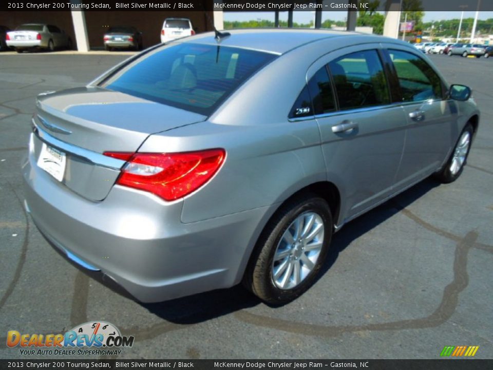2013 Chrysler 200 Touring Sedan Billet Silver Metallic / Black Photo #6