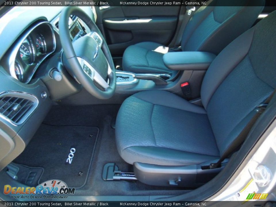 2013 Chrysler 200 Touring Sedan Billet Silver Metallic / Black Photo #8