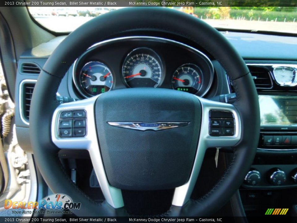 2013 Chrysler 200 Touring Sedan Billet Silver Metallic / Black Photo #14