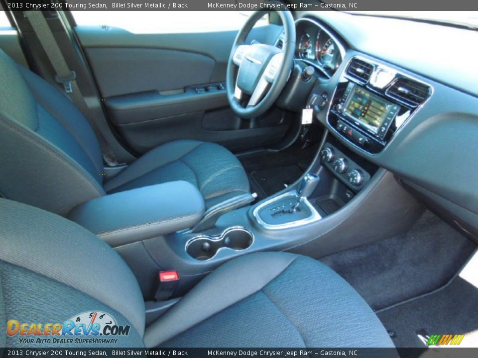 2013 Chrysler 200 Touring Sedan Billet Silver Metallic / Black Photo #22