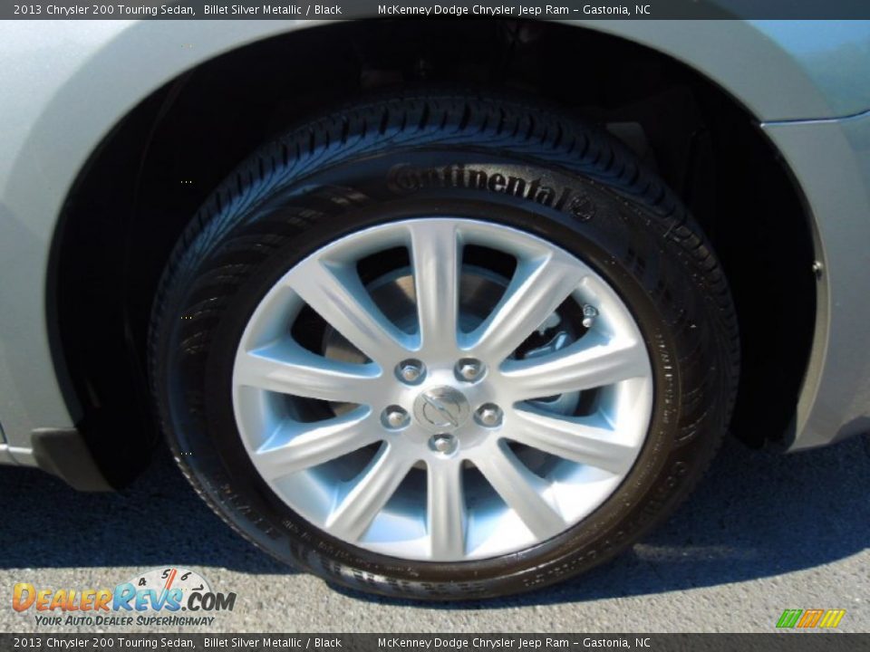 2013 Chrysler 200 Touring Sedan Billet Silver Metallic / Black Photo #24