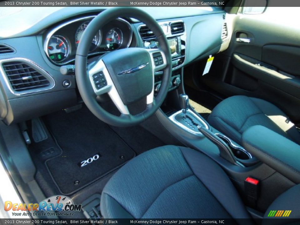 2013 Chrysler 200 Touring Sedan Billet Silver Metallic / Black Photo #26
