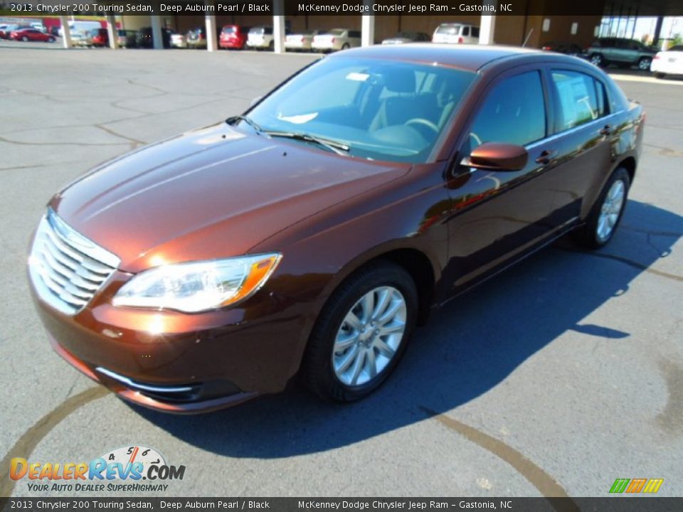 2013 Chrysler 200 Touring Sedan Deep Auburn Pearl / Black Photo #2