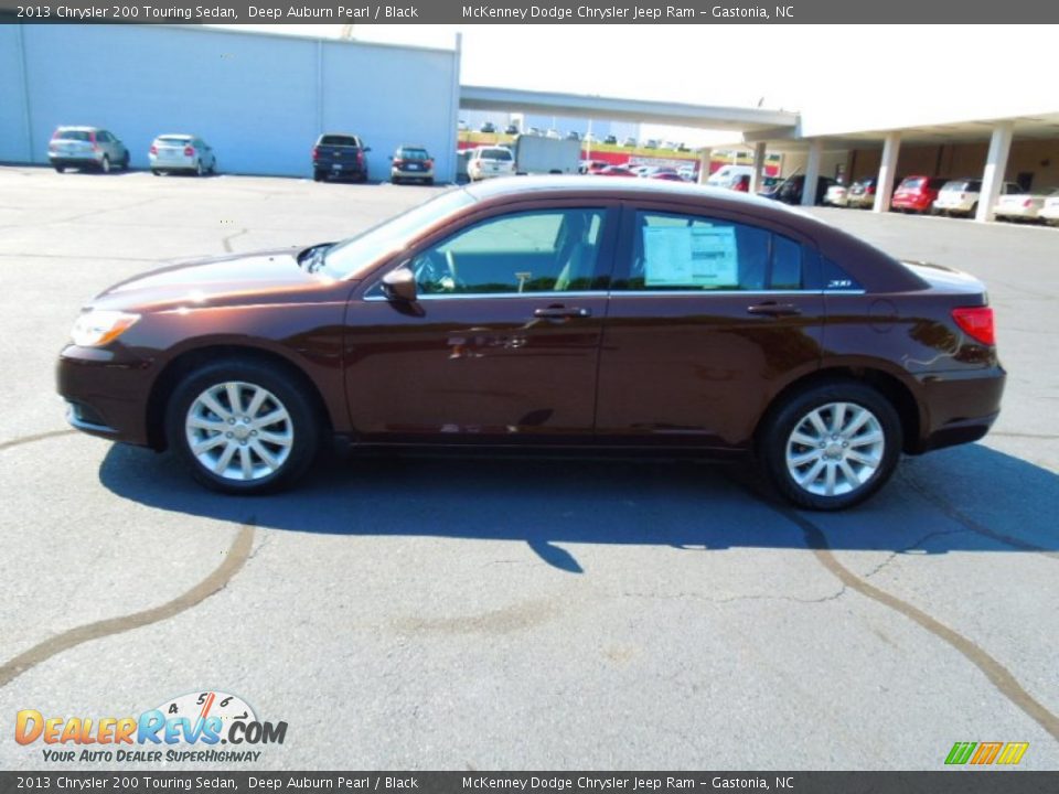 2013 Chrysler 200 Touring Sedan Deep Auburn Pearl / Black Photo #3