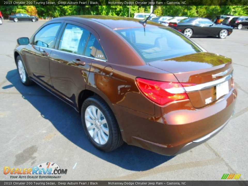 2013 Chrysler 200 Touring Sedan Deep Auburn Pearl / Black Photo #5