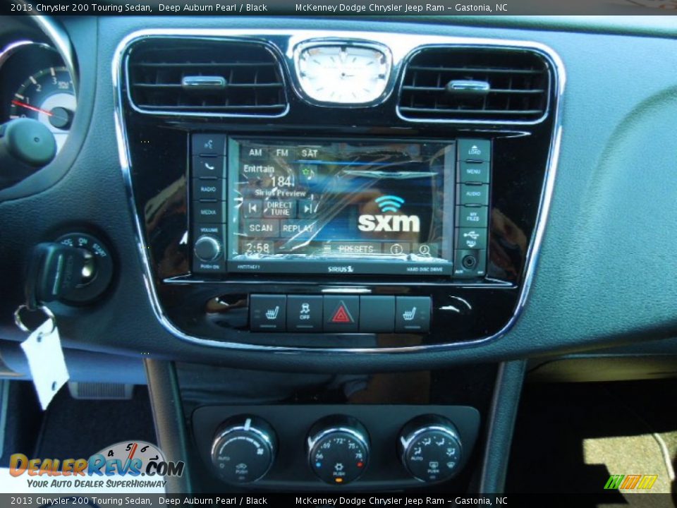 2013 Chrysler 200 Touring Sedan Deep Auburn Pearl / Black Photo #12