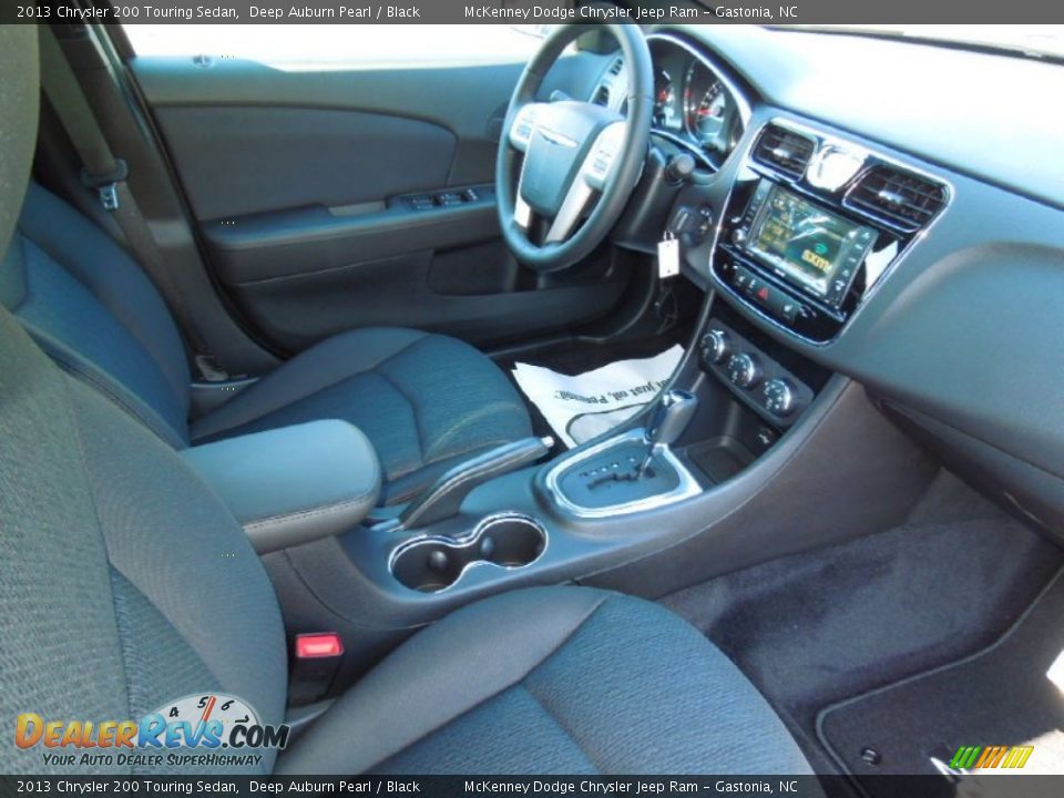 2013 Chrysler 200 Touring Sedan Deep Auburn Pearl / Black Photo #22