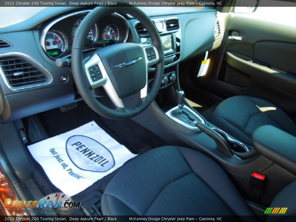 Black Interior - 2013 Chrysler 200 Touring Sedan Photo #26