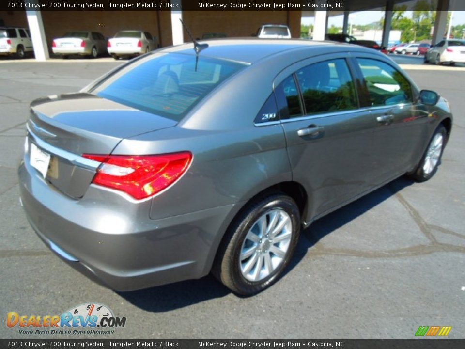 2013 Chrysler 200 Touring Sedan Tungsten Metallic / Black Photo #6