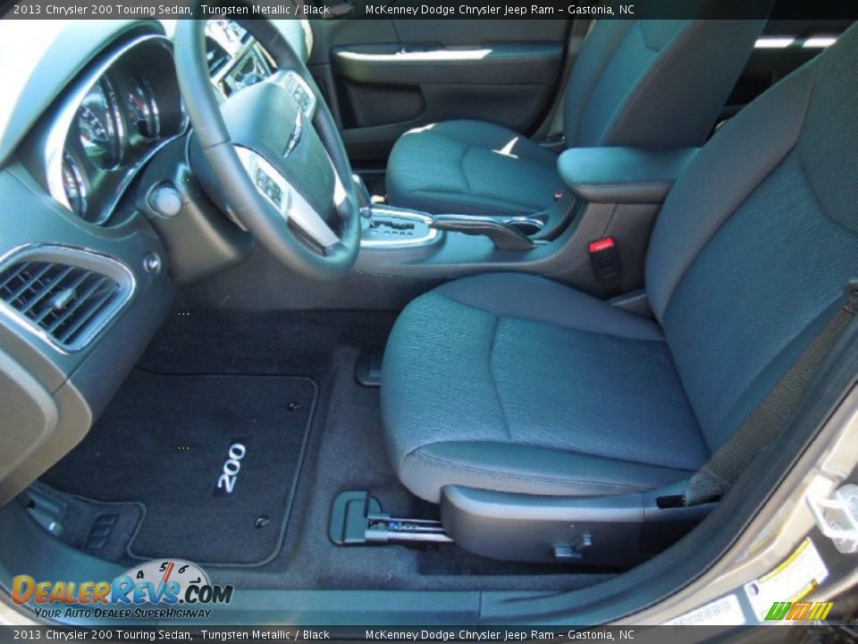 2013 Chrysler 200 Touring Sedan Tungsten Metallic / Black Photo #8