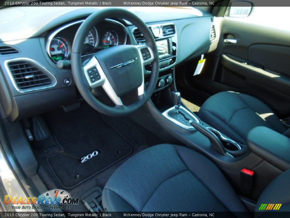 2013 Chrysler 200 Touring Sedan Tungsten Metallic / Black Photo #26