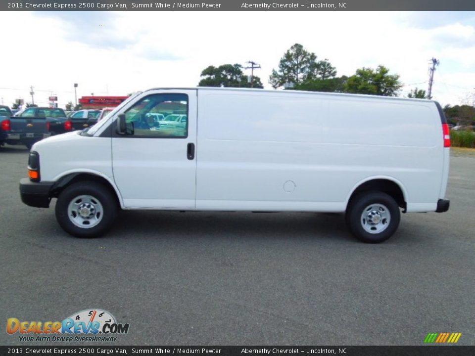 2013 Chevrolet Express 2500 Cargo Van Summit White / Medium Pewter Photo #3