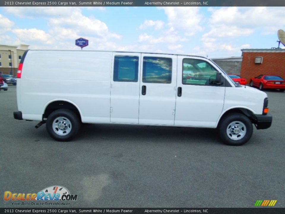 2013 Chevrolet Express 2500 Cargo Van Summit White / Medium Pewter Photo #4