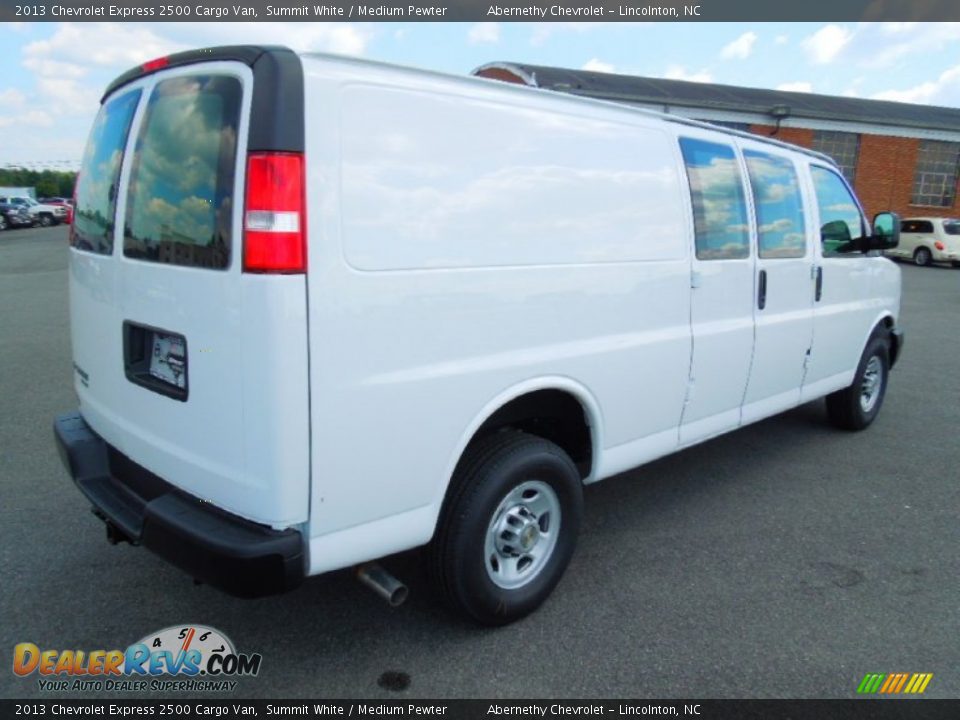 2013 Chevrolet Express 2500 Cargo Van Summit White / Medium Pewter Photo #5