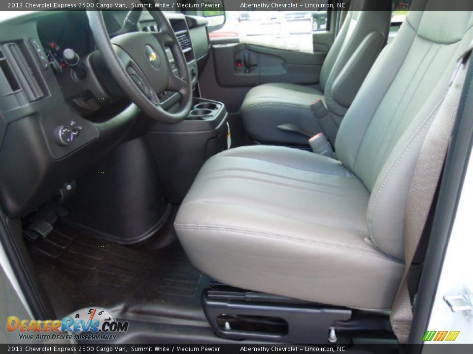 2013 Chevrolet Express 2500 Cargo Van Summit White / Medium Pewter Photo #8