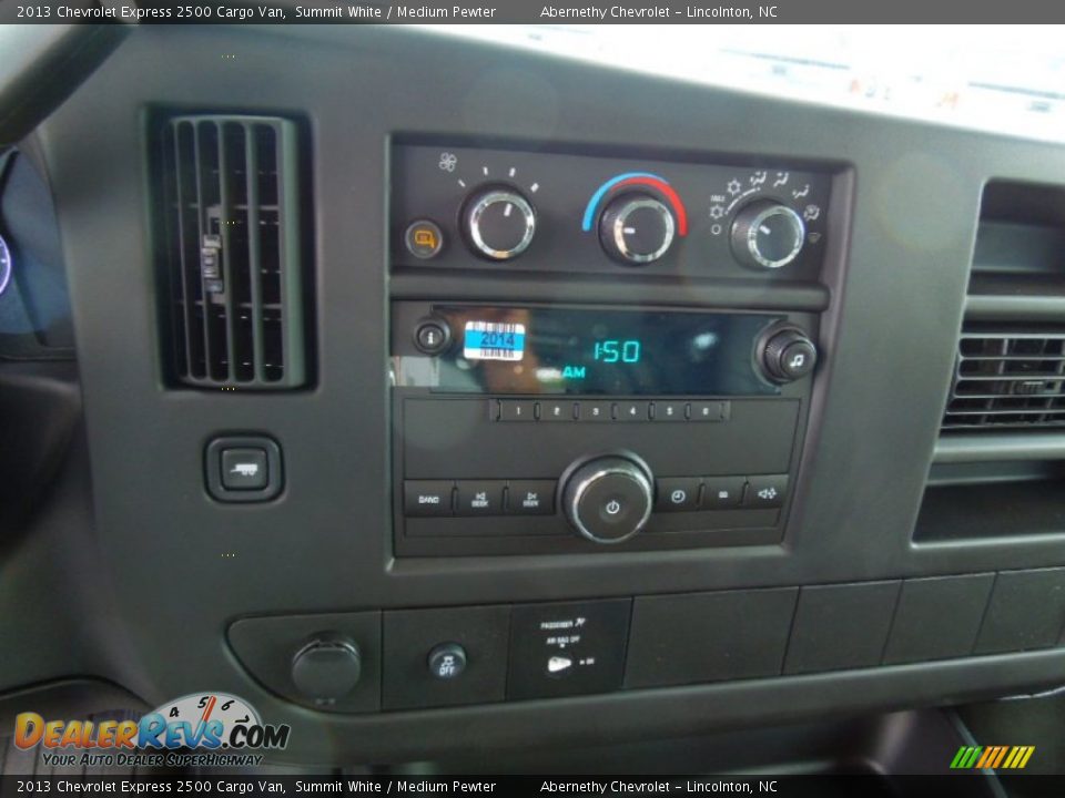 2013 Chevrolet Express 2500 Cargo Van Summit White / Medium Pewter Photo #12