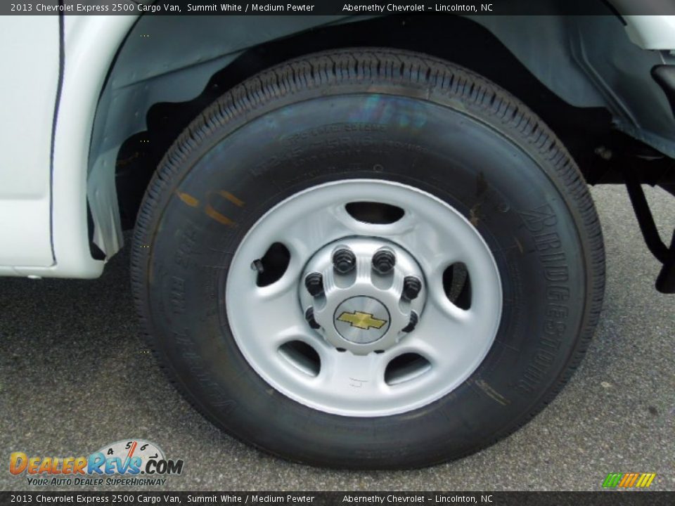 2013 Chevrolet Express 2500 Cargo Van Summit White / Medium Pewter Photo #23
